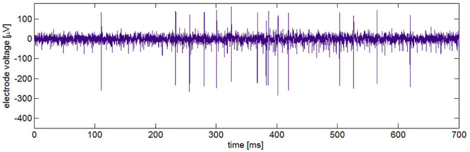 Neural spikes from Intan RHD2000 chip
